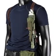thumbnail image 4 of Disfraz de Leon Kennedy para carnaval, accesorios RE, cinturón de herramientas con bolsas, camiseta de héroe para cosplay, funda para axila de oficial para Halloween, 4 of 5
