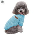 thumbnail image 4 of Luxtrada Pet Dog Classic Knitwear Sweater Fleece Coat Soft Thickening Warm Pup Dogs Shirt Winter Pet Dog Cat Clothes Soft Puppy Customes Clothing Winter Doggie Sweatshirt for Small Dogs, 4 of 6
