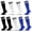 9pairs(3pairs Black+3pairs White+3pairs Blue), variant on 6 Pairs Kids Soccer Socks Striped Knee High Tube Socks Football Uniform Sports Socks for Boys Girls 6-12 Years Old (6pairs-multicolor)