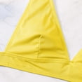 thumbnail image 4 of BONIXOOM Two Piece Swimsuit For Women Underwire Elastic Solid Bikinis Bikini Summer Swimwears on Clearance Yellow Size 6, 4 of 9