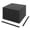 Black, variant on Costway 0.55" Thick Gym Flooring, 12 Pcs Exercise Equipment Workout Mats with Rubber Top Black