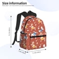 thumbnail image 2 of Easygdp Cute Poodle Dog Mochila Casual para Portátil, Mochila para Escuela, Viajes, Negocios, 2 of 6