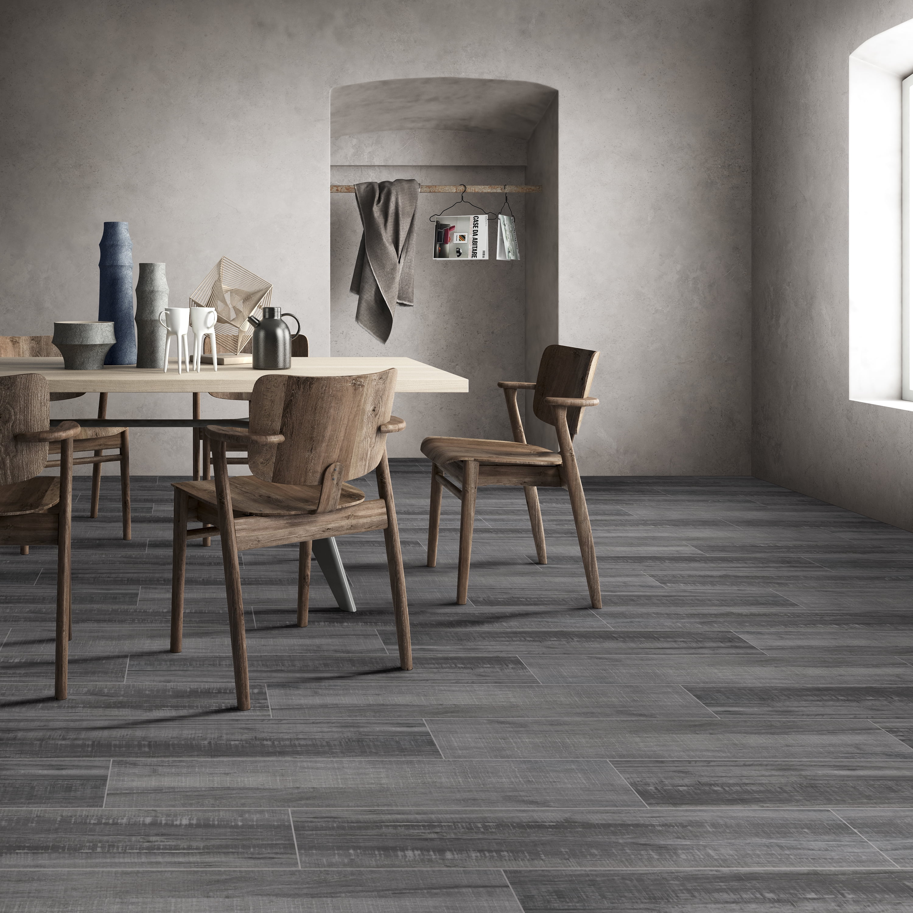 Belmond Mercury 8 in. x 40 in. Glazed Ceramic Floor and Wall Tile (11.11 sq. ft. / case)