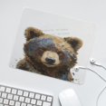 thumbnail image 6 of Bear Print Mouse Pad,Office Desk Accessories,Desk Decor, Rectangle Non-Slip Rubber, Stitched Edge,Funny Office Presents 10"x12", 6 of 8