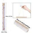 thumbnail image 4 of Creative Giraffe Height Growth Chart for Kids  Wall Hanging Measuring Ruler for Kids  Removable Canvas Wall Ruler, 4 of 5