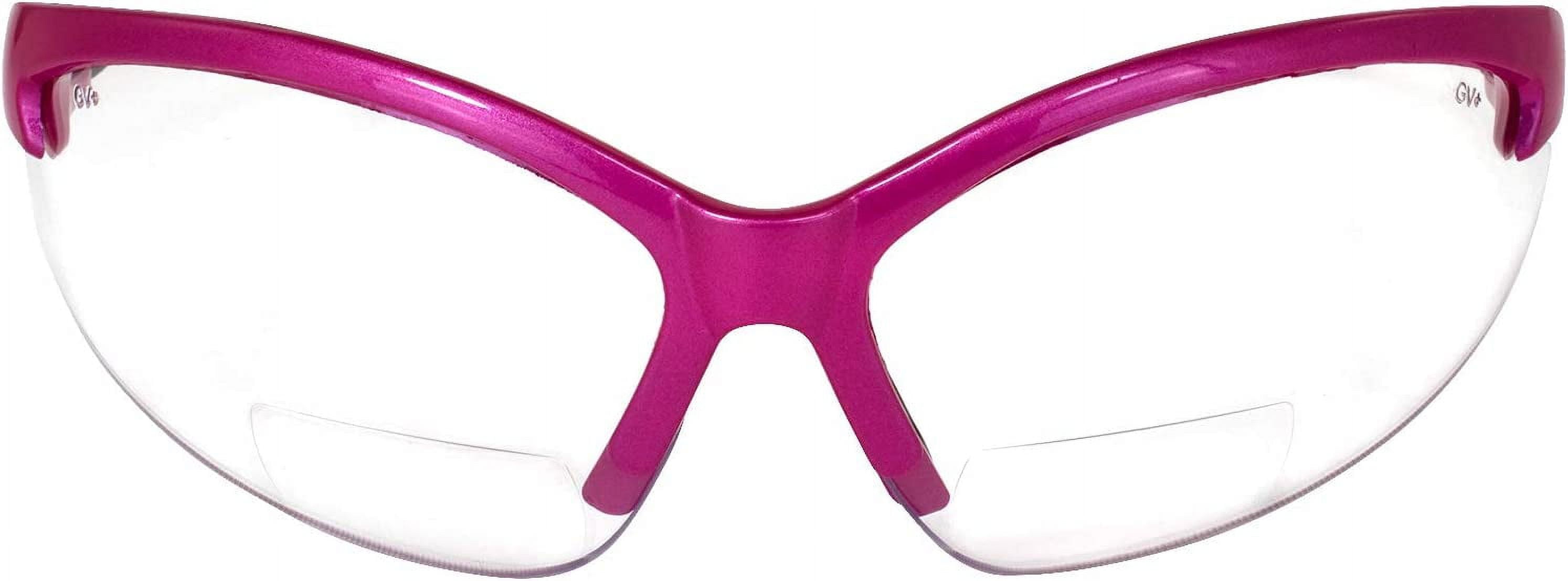 Safety Cougar Safety Glasses With Pink 2.0 Clear Lens