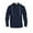 Navy, variant on Men's Pullover Hoodie with Textured Knit Pattern Adjustable Drawstring Hood Button Placket and Elbow Patch Design