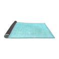 thumbnail image 2 of Ahgly Company Indoor Rectangle Abstract Light Blue Contemporary Area Rugs, 7' x 9', 2 of 4