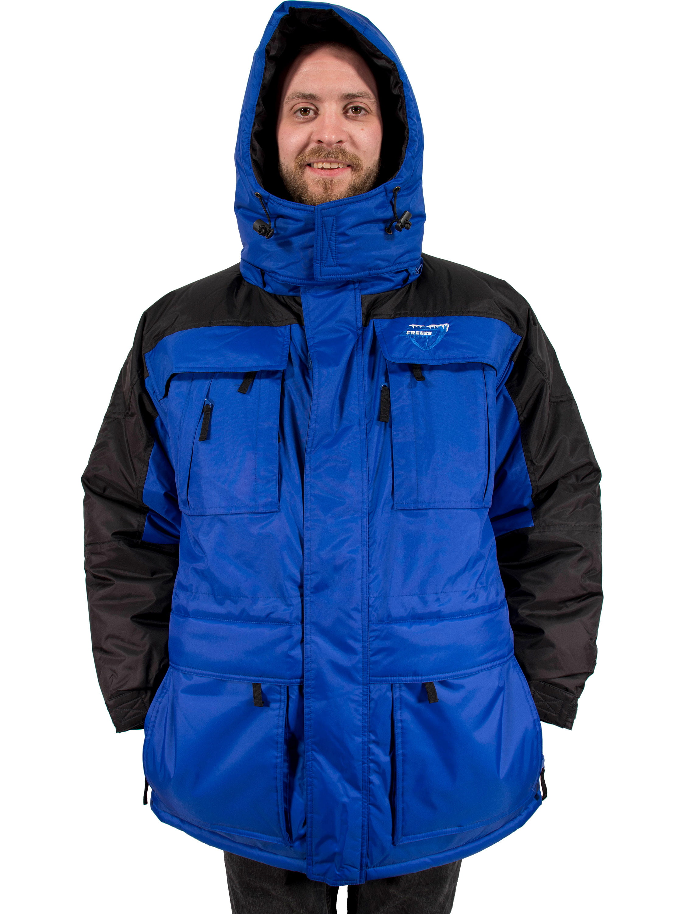 Freeze Defense Warm Men's 3in1 Winter Jacket Coat Parka & Vest (Small, Blue) - image 7 of 10