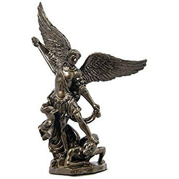 US 4.13 Inch Archangel - Saint Michael Standing on Demon's Head