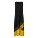 thumbnail image 5 of ICHUANYI Clearance Women Sleeveless Print Round Neck Long Maxi Dress Bohemia Beach Shirt Dress(Orange, L) ICHUANYI WER2023080705934, 5 of 5