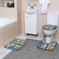 thumbnail image 6 of BZSMCE 4PCS Turtle Escape Shower Curtain Set Bathroom Decorative Set, 6 of 8