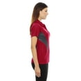 thumbnail image 2 of Ash City - North End Sport Red 78657 Ladies' Serac Utk Coollogik Performance Zippered Polo, 2 of 3