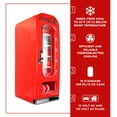 CocaCola Vending Machine Mini Fridge 12V DC 110V AC 10 Can Cooler, Red