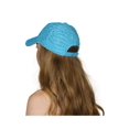 thumbnail image 2 of Casquette de Baseball à Sequins pour Femmes - Turquoise, 2 of 2