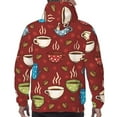 thumbnail image 5 of Bingfone Coffee Cups Men'S Drawstring Hoodie Long Sleeve Pocket Sweatshirts-3x-Large, 5 of 9