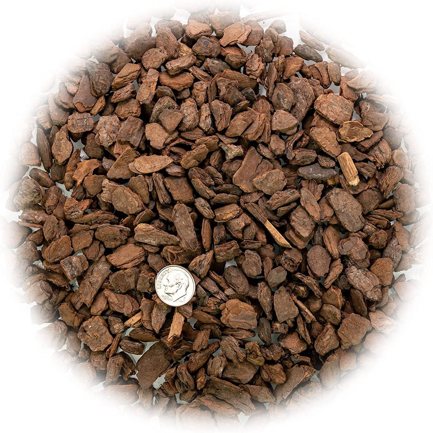 Premium Grade New Zealand Pinus Radiata Bark by Gardenera - Organic Hand Mixed New Zealand Pine Bark for Orchids - Medium Chips 9-12mm - 5 Quart