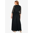 thumbnail image 5 of Jessica London Women's Plus Size Stretch Lace Maxi Dress, 5 of 6