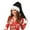 Black, variant on Christmas Hat,Santa Hat,Xmas Holiday Party Hat Classic Holiday Unisex Velvet New Year Party