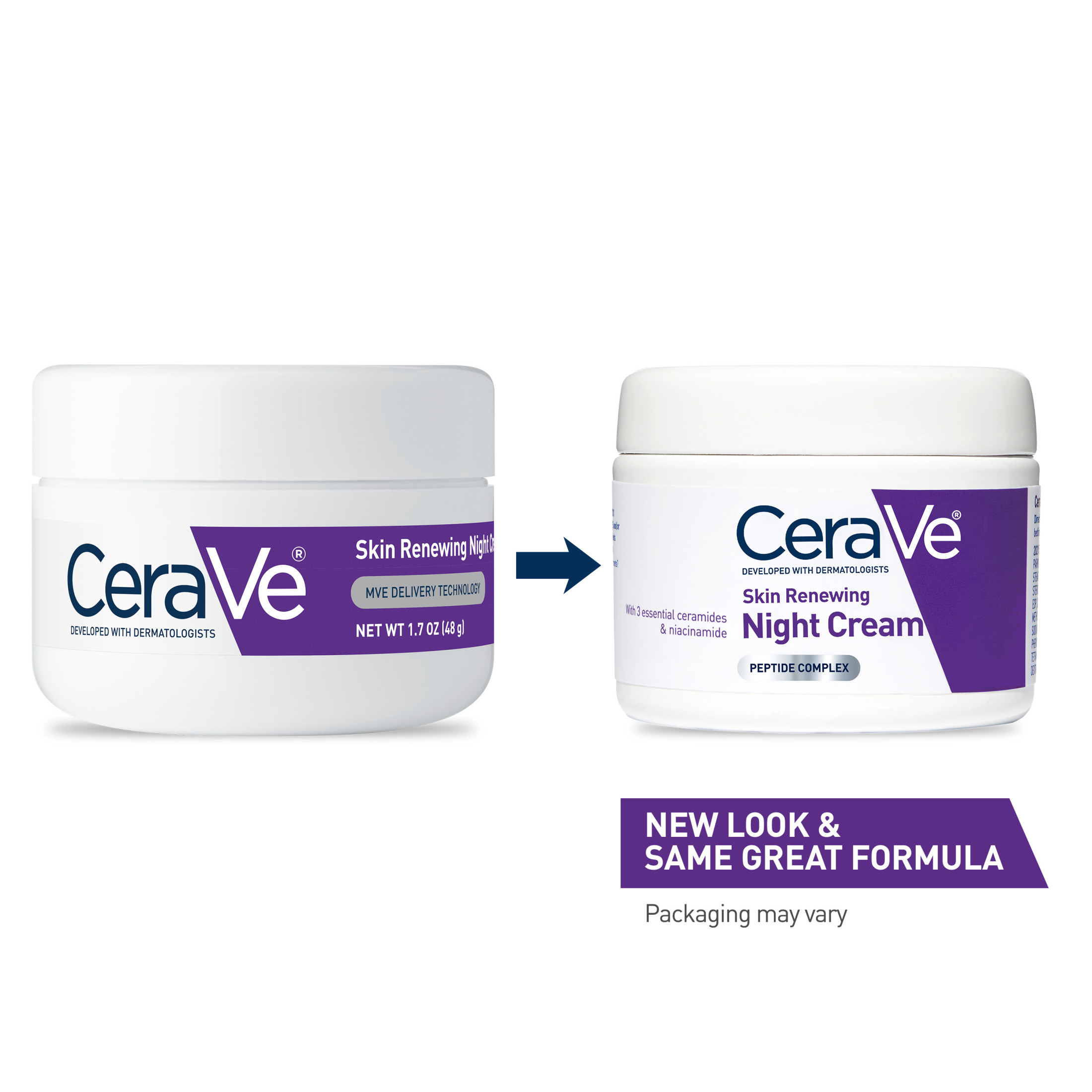 CeraVe Skin Renewing Night Cream Peptides 1.7 Oz photo 2