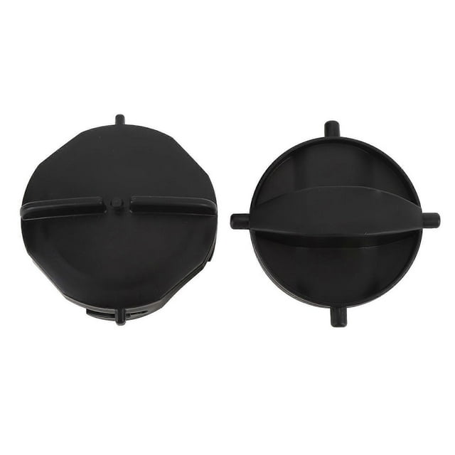 2 Pack RV Leak Proof Sewer Plugs, Clip-on Double Ear Anti-aging Plastic Drain Plugs for RV Sewer System