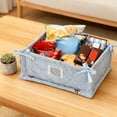 thumbnail image 6 of Cute Storage Basket Fabric Toy Organizer-Bow Preppy Desktop Storage Box Quilted Folding Storage for Gifts Home Decor Cute Storage Basket Desk Organizer for Home 11x7x5Inch, 6 of 6