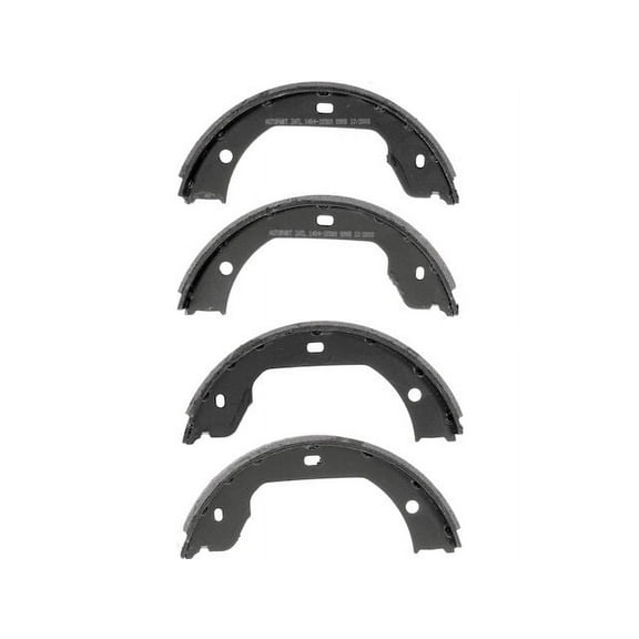 Rear Brake Shoe Set - Compatible with 2000 - 2018 BMW X5 2001 2002 2003 2004 2005 2006 2007 2008 2009 2010 2011 2012 2013 2014 2015 2016 2017