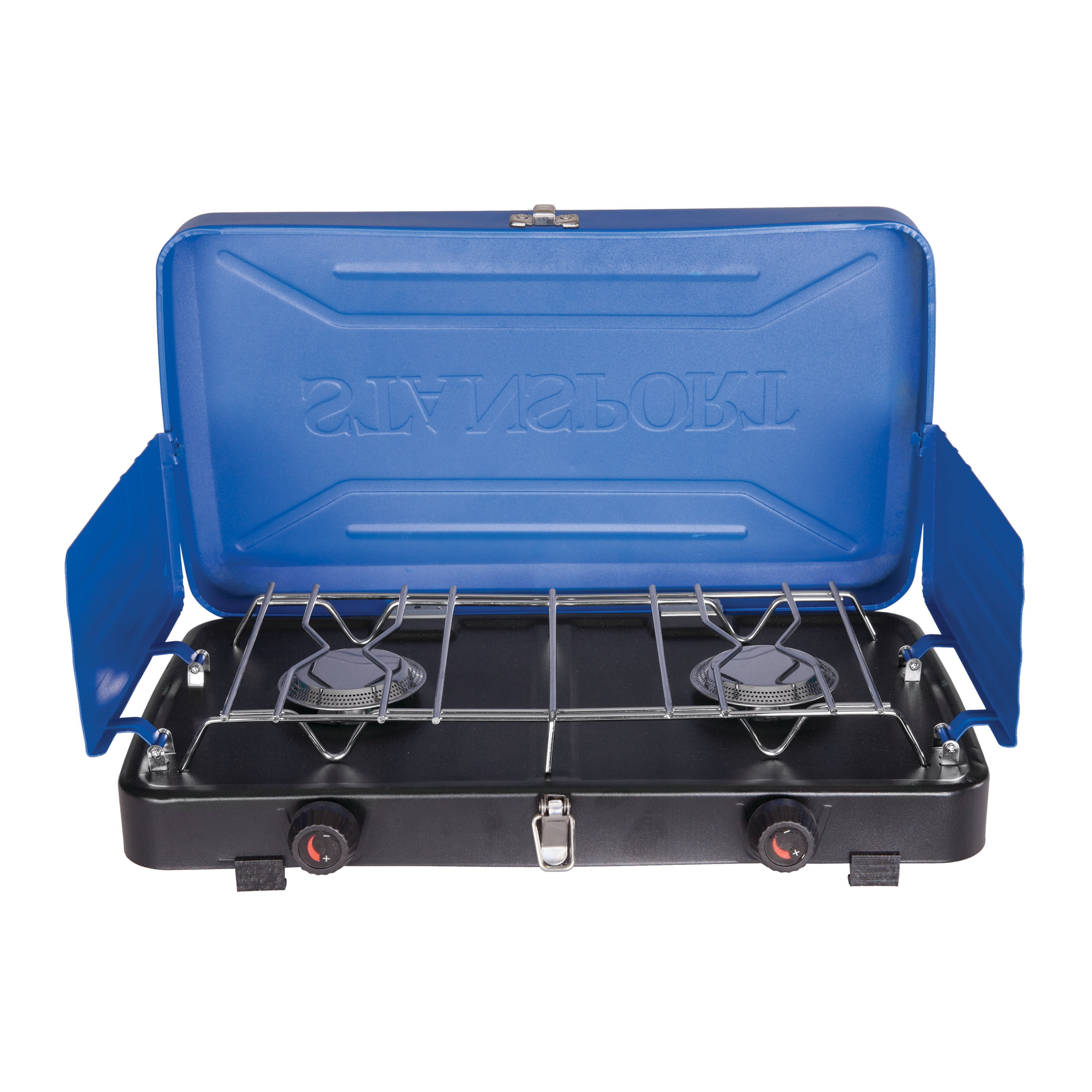 Stansport 2 Burner Propane Stove Blue