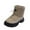 Khaki, variant on Splozh Snow Boots Kids Warm and Fleece Mid Calf Boots for Children with Zippers Thick Soles Round Toes for Outdoor Boots Khaki,9-9.5 Years