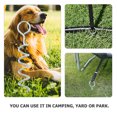 thumbnail image 4 of Miangastore 2 Pcs Ancre Ronde pour Chien Piquet en Spirale Portable pour Pelouse, 4 of 9