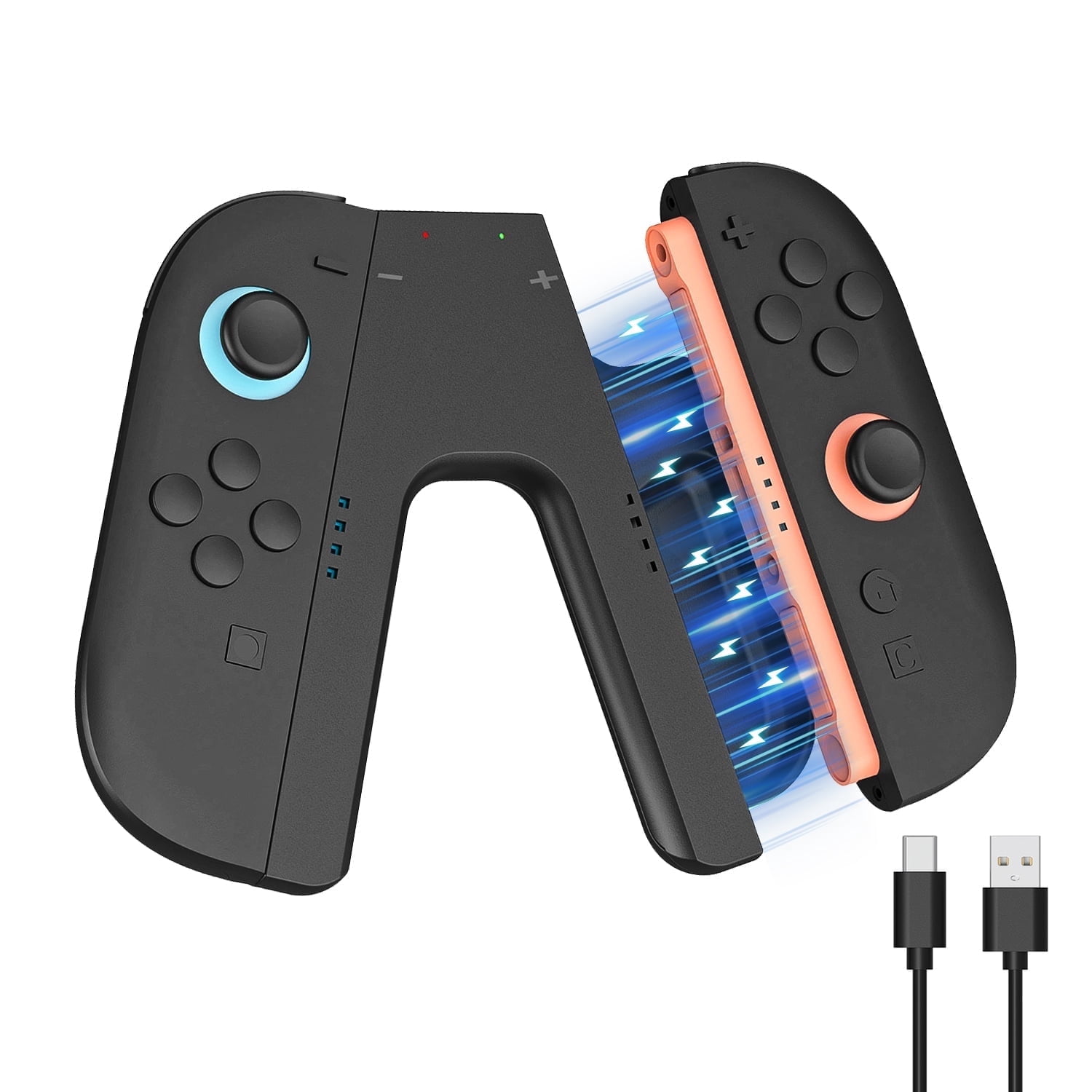 Joevernomic, Comfort Grip for Nintendo Switch, 14cm, Black