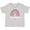 AC-Heather Grey, variant on Inktastic Gigi and Poppop Love Me Rainbow Girls Baby T-Shirt