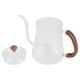 thumbnail image 2 of Hervidor de cuello de cisne de vidrio engrosado, tetera para verter café, 600 ml, 2 of 11