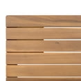 thumbnail image 5 of Christopher Knight Home 3-Piece Outdoor Patio Chat Set, Natural Acacia Wood Frame with Beige Cushions, 5 of 15