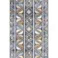 thumbnail image 5 of nuLOOM Dolina SpinClean Tribal Stripes Machine Washable Area Rug, 5' 3" x 8', Dolina Grey, 5 of 8