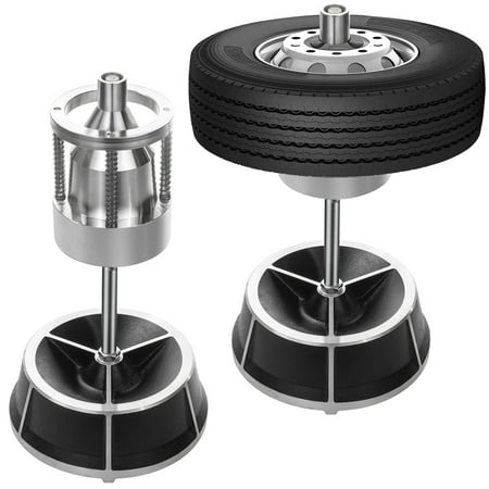 Truck Tire Balancer XtremepouwerUS Portable Wheel Balancer Bullseye Level Hubs Wheel Tire Balancer Tool Heavy Duty Rim for Cars Truck ()