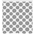 thumbnail image 2 of Ambesonne Mandala Shower Curtain, Round Details Repetition, 69"Wx75"L, Grey and White, 2 of 2
