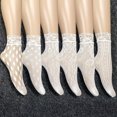 thumbnail image 4 of Calcetines de verano ahuecados, calcetines negros sexys, medias de mujer, calcetines finos de rejilla de jacquard, resumen, 4 of 5