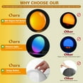 thumbnail image 5 of Sunrise Alarm Clock Wake Up Light for Heavy Sleepers, Upgrade Full Screen Daylight Alarm Clock with Sunrise and Sunset Simulation, Dual Alarm, Snooze, Sleep Aid, FM Radio,17 Colors, 10 Natural Sounds, 5 of 11