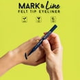 thumbnail image 6 of L.A. Colors Ultra-precise Mark & Fine Felt Tip Liquid Eyeliner, Buttercup, 6 of 8