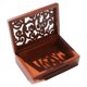 thumbnail image 4 of Caja de música de madera con manivela fácil de usar para San Valentín, Navidad y aniversario. Marrón, 4 of 9