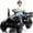 Black, variant on Outfunny 24V Ride on Toy for Big Kids, Powered Ride On Tractor with Trailer & Remote - Green