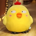 thumbnail image 2 of Juguetes de peluche de pollo de dibujos animados Kawaii para niños, muñeco de pollo amarillo suave, almohada de Animal de peluche, regalos de Navidad para niños, 25-65cm, 2 of 3