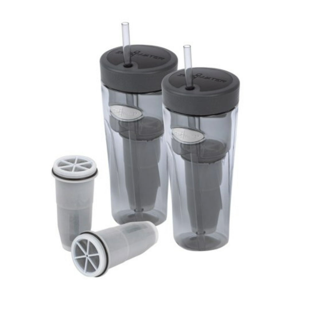 tumbler of water