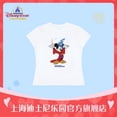 thumbnail image 2 of Camiseta de manga corta para mujer con diseño original de Disney Castle Shaqi Sheep Magician Mickey Hot Diamond, tienda insignia del parque, 2 of 5