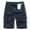 Blue Cargo Shorts, variant on Men's Cargo Shorts Casual Solid Color Button Multi-Pocket Shorts Athletic Running Joggers Outdoor Hiking Shorts Khaki M
