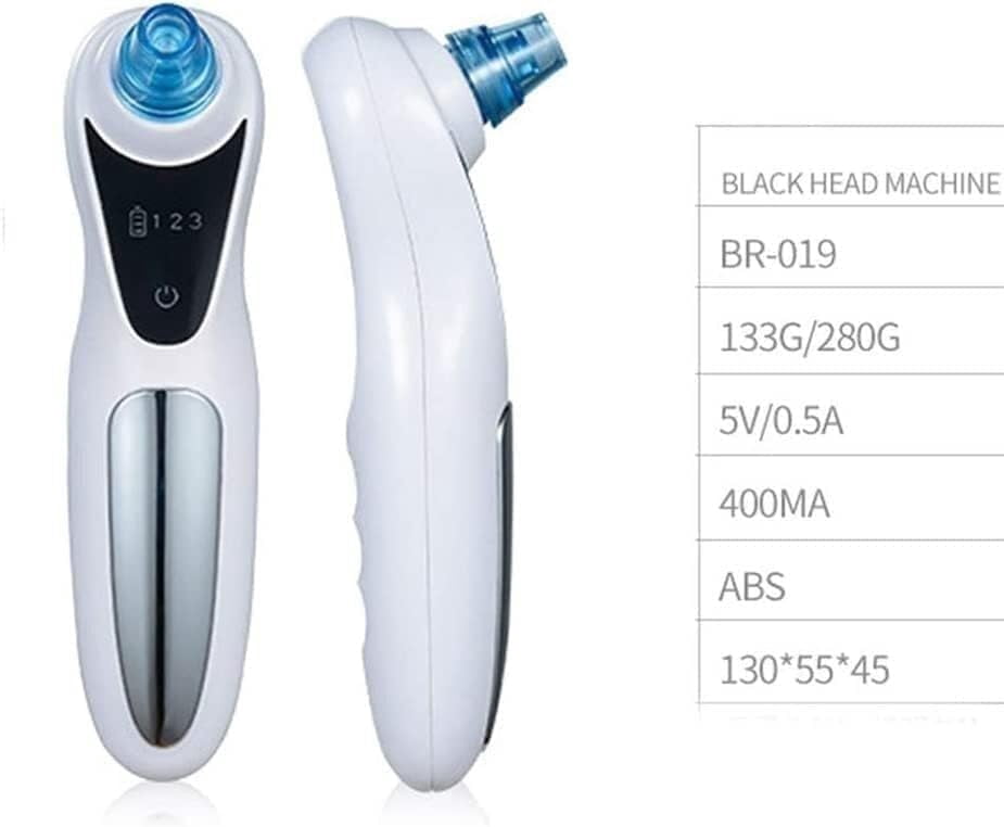 RKXQT Blackhead Remover Pore Vacuum,Electric Blackhead Suction Device, hot Compress, Pore Cleaner, Blackhead Meter, Household Beauty Instrument