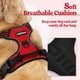 thumbnail image 2 of Arnés para perros Rabbitgoo, sin tirones, ajustable, rojo, para perros grandes, 2 of 8