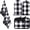 White and Black, variant on HEETLY Buffalo Plaid Pink & White 6-Piece Kitchen Decor Set, Heavy Duty 500°F Oven Mitts and Pot Holders Sets with Kitchen Towels