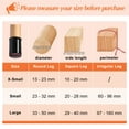 thumbnail image 3 of 32 pcs Chair Leg Floor Protectors for Hardwood tile Floors, Chair Leg Covers Silicone Felt Furniture Pads (Extra Small fit: 0.5" - 0.89"), 3 of 6